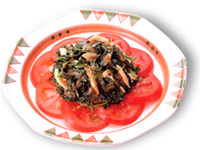 食物繊維がたっぷり モロヘイヤのごまみそサラダ
