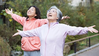 いつも繰り返す呼吸が、健康をしっかりと支えています。